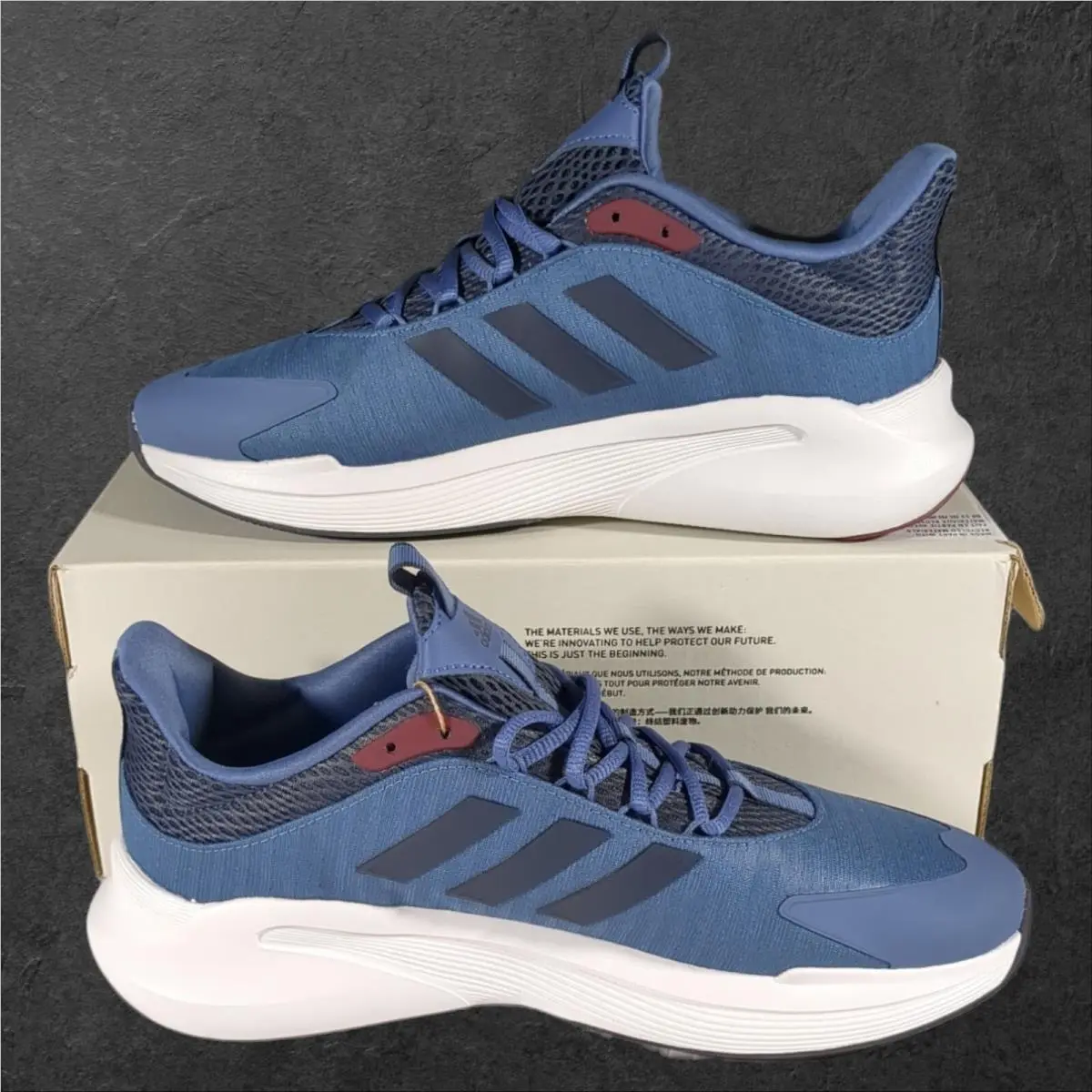 Adidas shoes - adidas AlphaEdge+ - IF7293 - Blue Navy/Red 0