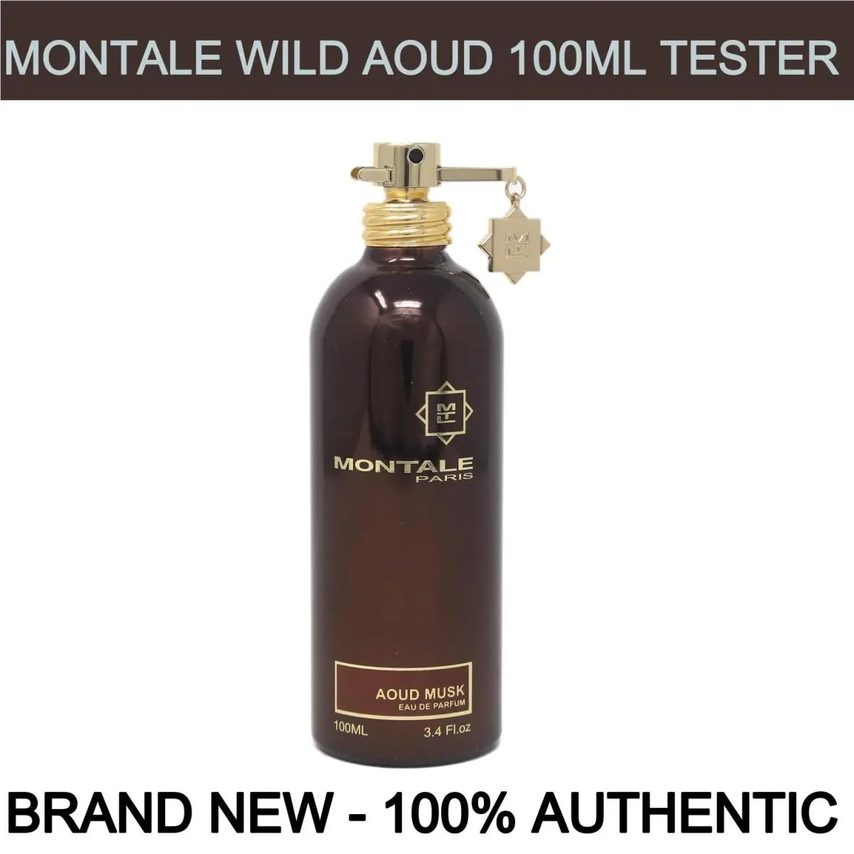 Montale Wild Aoud Eau de Parfum 100ml Unisex Tester Spray Bottle
