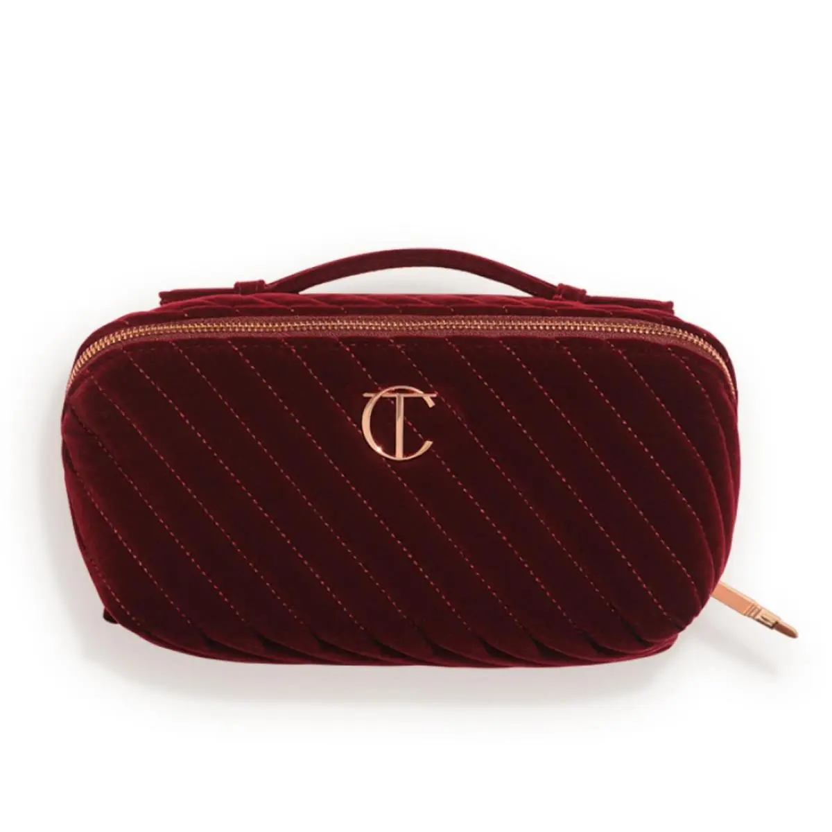 Charlotte Tilbury Travel Makeup Bag of My Dreams - Quilted Velvet Skincare