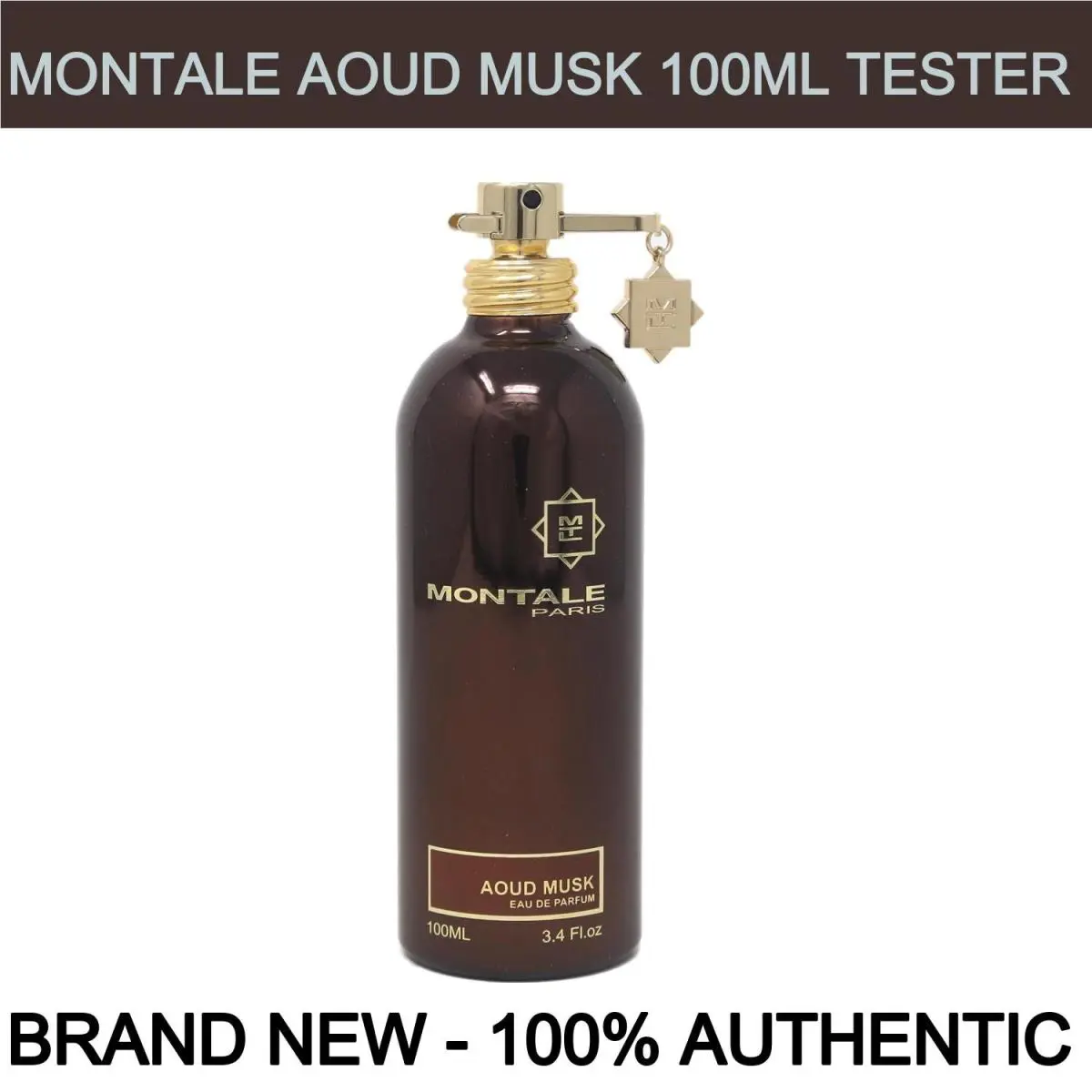 Montale Aoud Musk Eau de Parfum 100ml Unisex Tester Spray Bottle