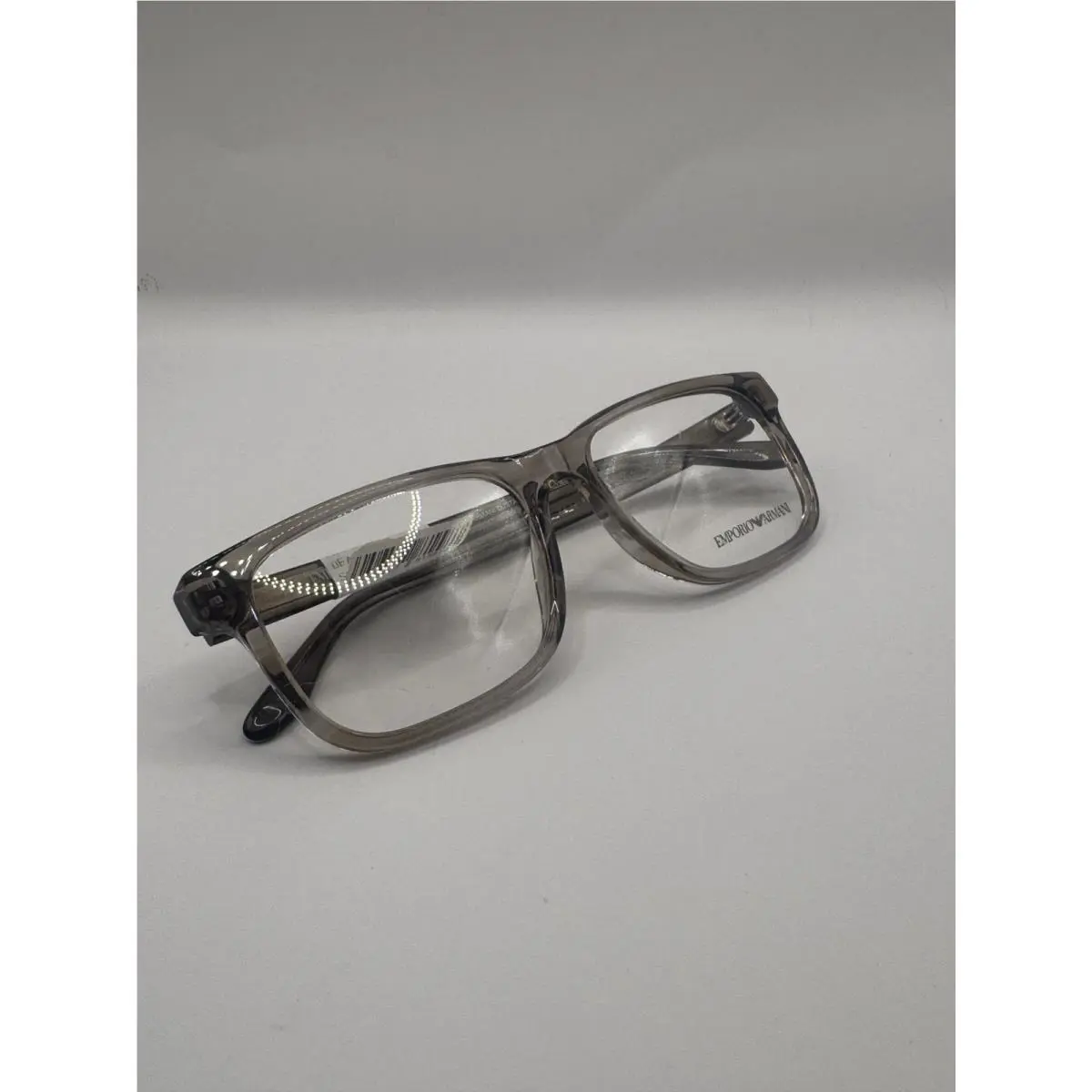 Emporio Armani EA3218F 5099 Black Clear Gray Eyeglasses 55 17 - 145 Frames