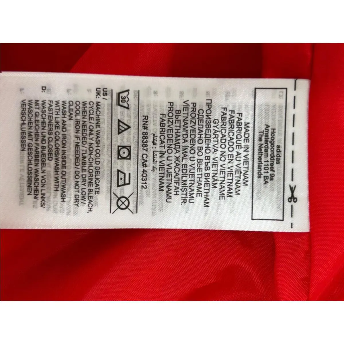 Adidas clothing - Red 7