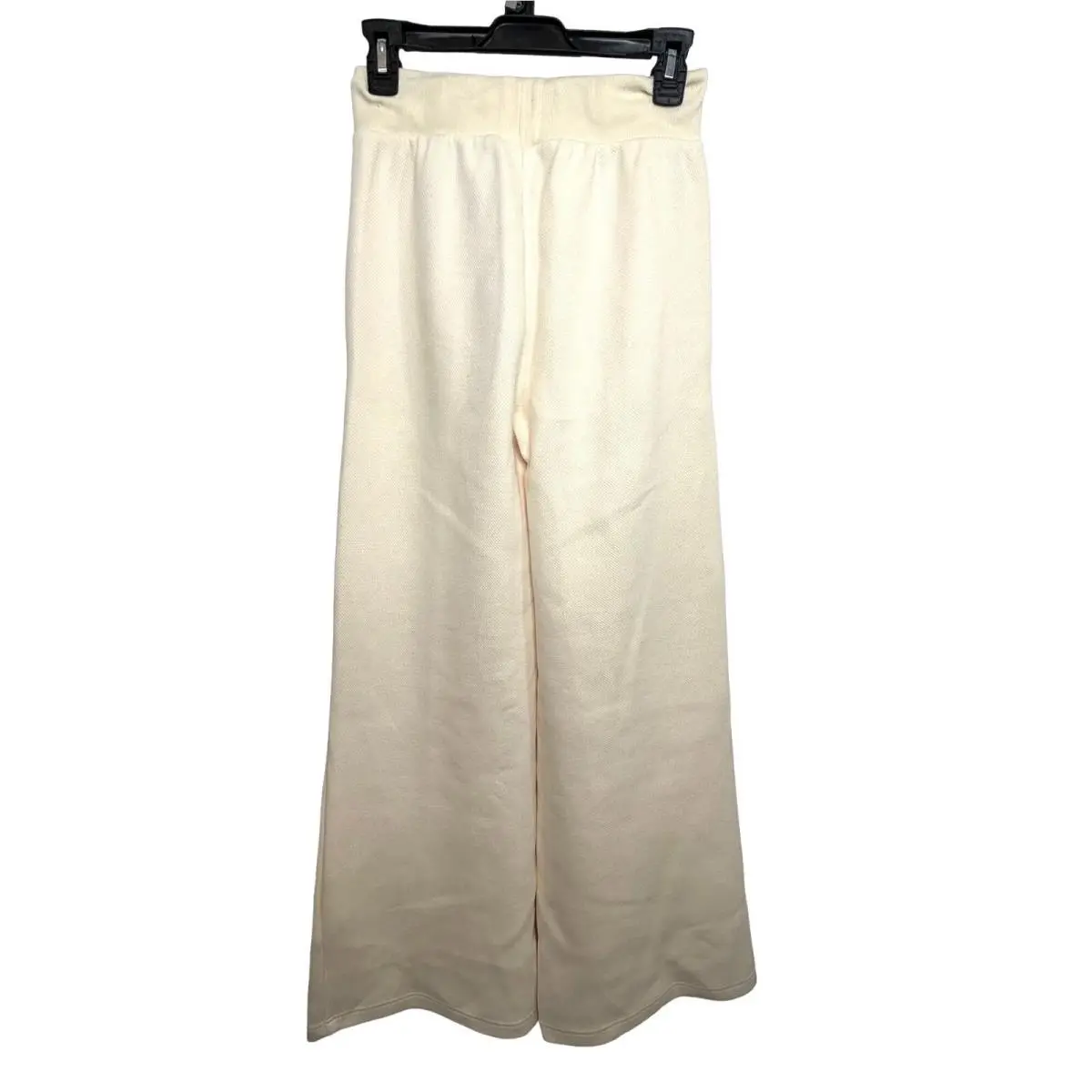 Adidas Badge of Sport Wide Leg Women’s Waffle Sweatpants XS Ecru HK0477 Multi Sp