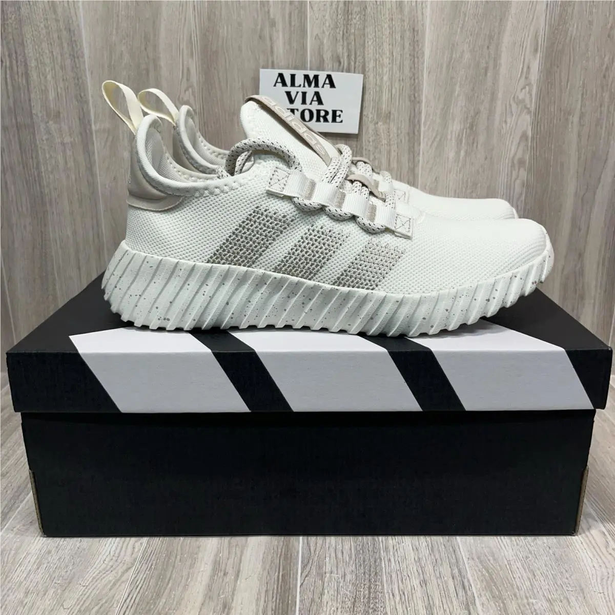 Adidas Shoes Kaptir Flow White IF6601 Walking Comfort Workout Gym Woman’s Sz 8.5