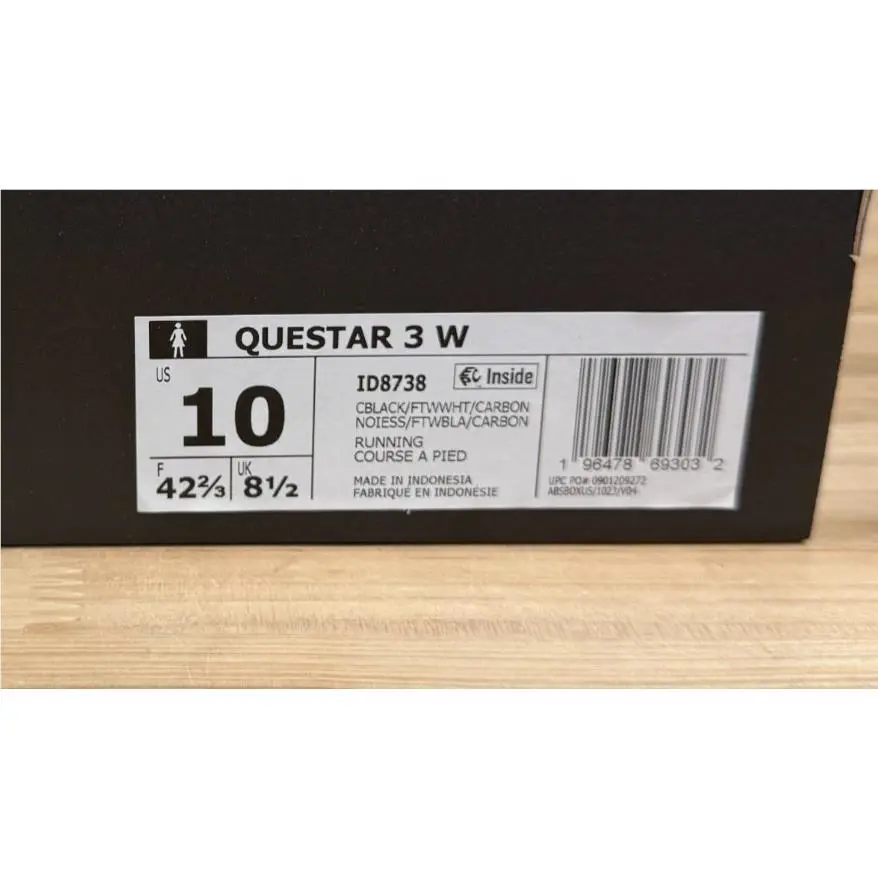 Adidas shoes - adidas Questar 3 - Questar - ID8738 - Black 8