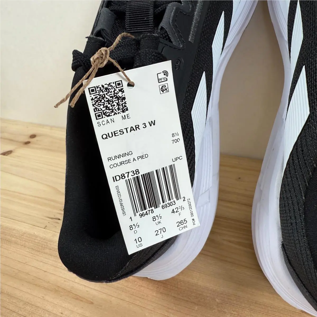 Adidas shoes - adidas Questar 3 - Questar - ID8738 - Black 7