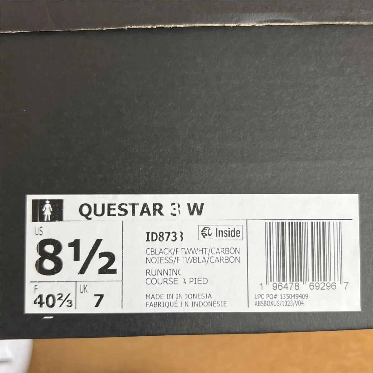 Adidas shoes - adidas Questar - Questar - ID8738 - Black 9