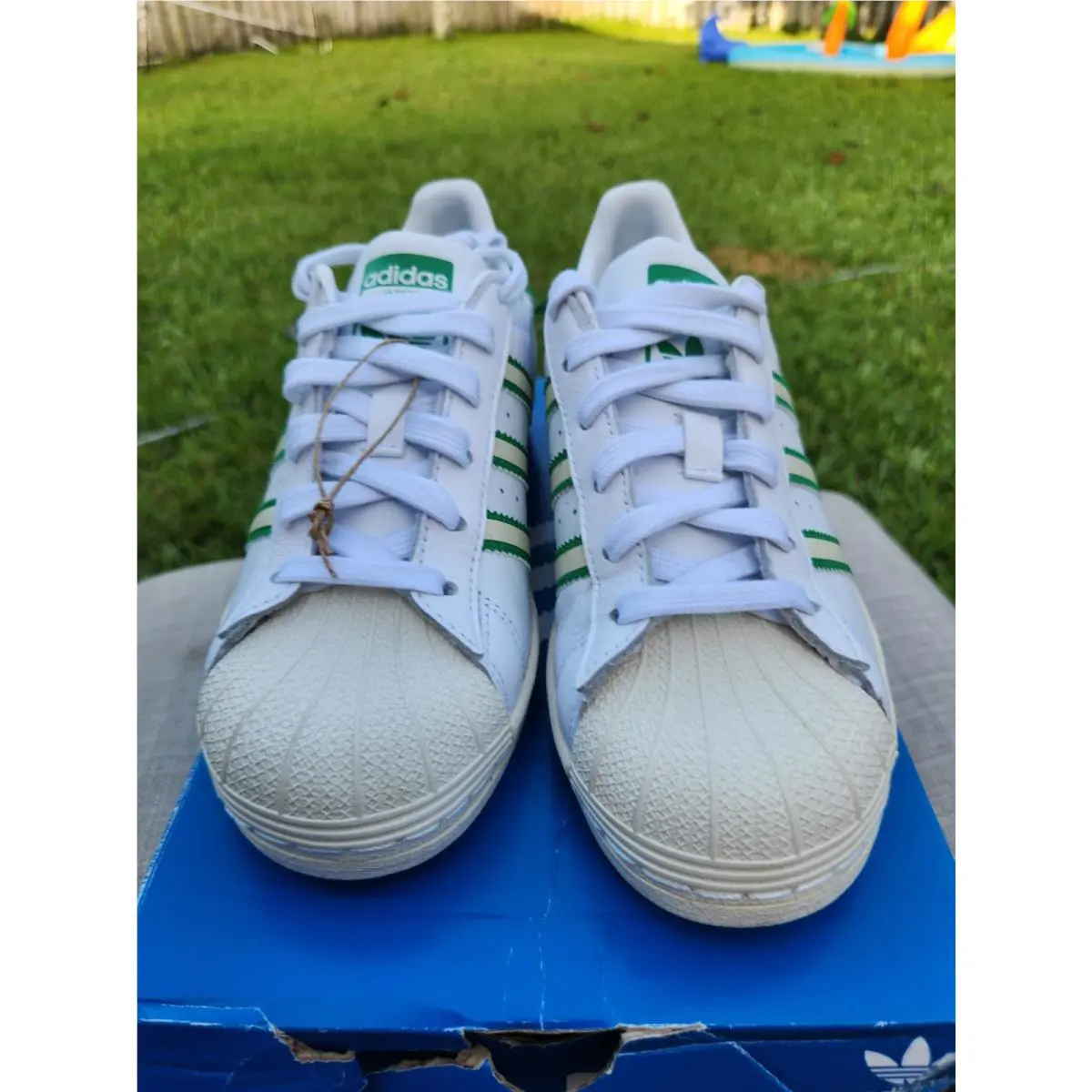 Adidas shoes - adidas Superstar - Superstar - Green 3