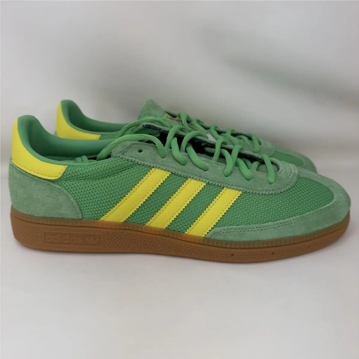 Adidas Handball Spezial Originals Shoes Green Yellow Men`s Size 9.5