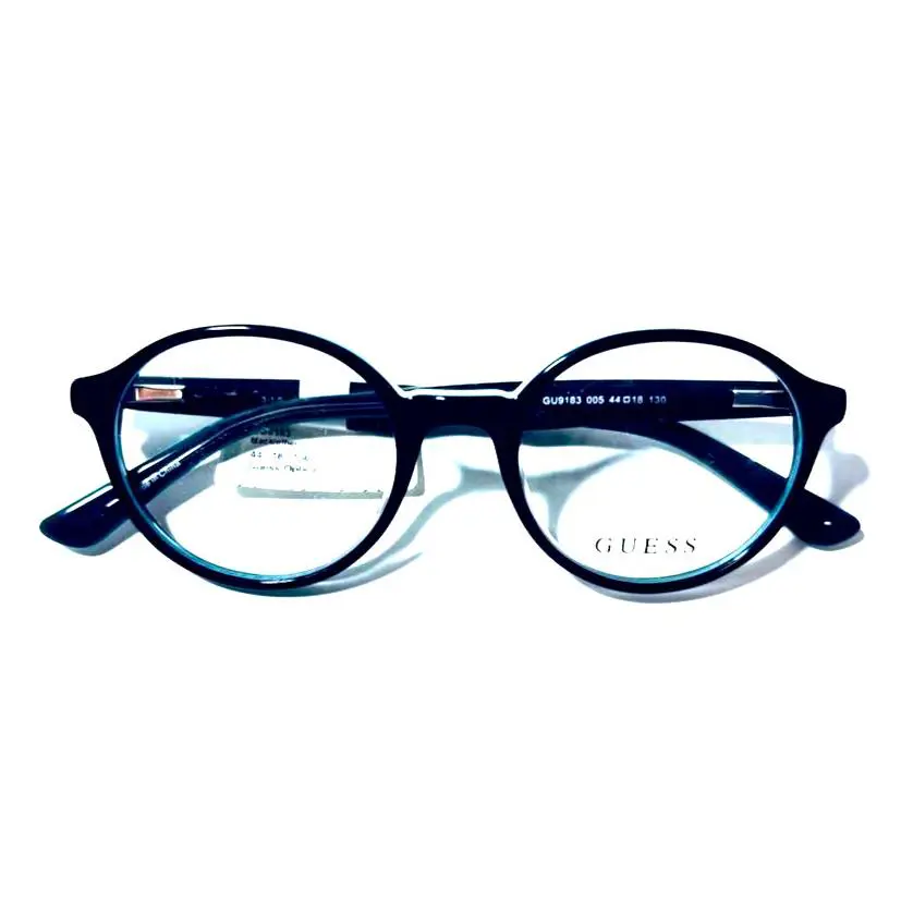 Guess GU9183 005 Black Green Full Rim Eyeglasses Frames 44-18-130