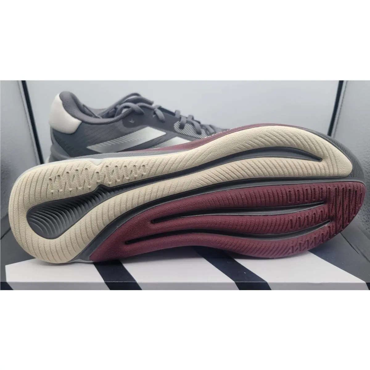 Adidas shoes - IH2507 - IH2507 - GREY SILVER BURGUNDY 1