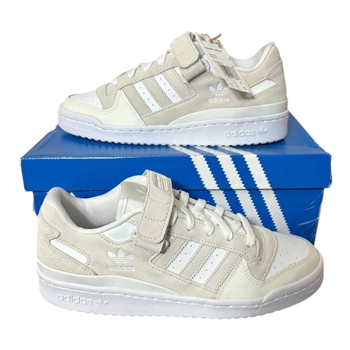 GY5919 Adidas Forum Low “white/beige” Women’s Shoes Sz 9.5 - White