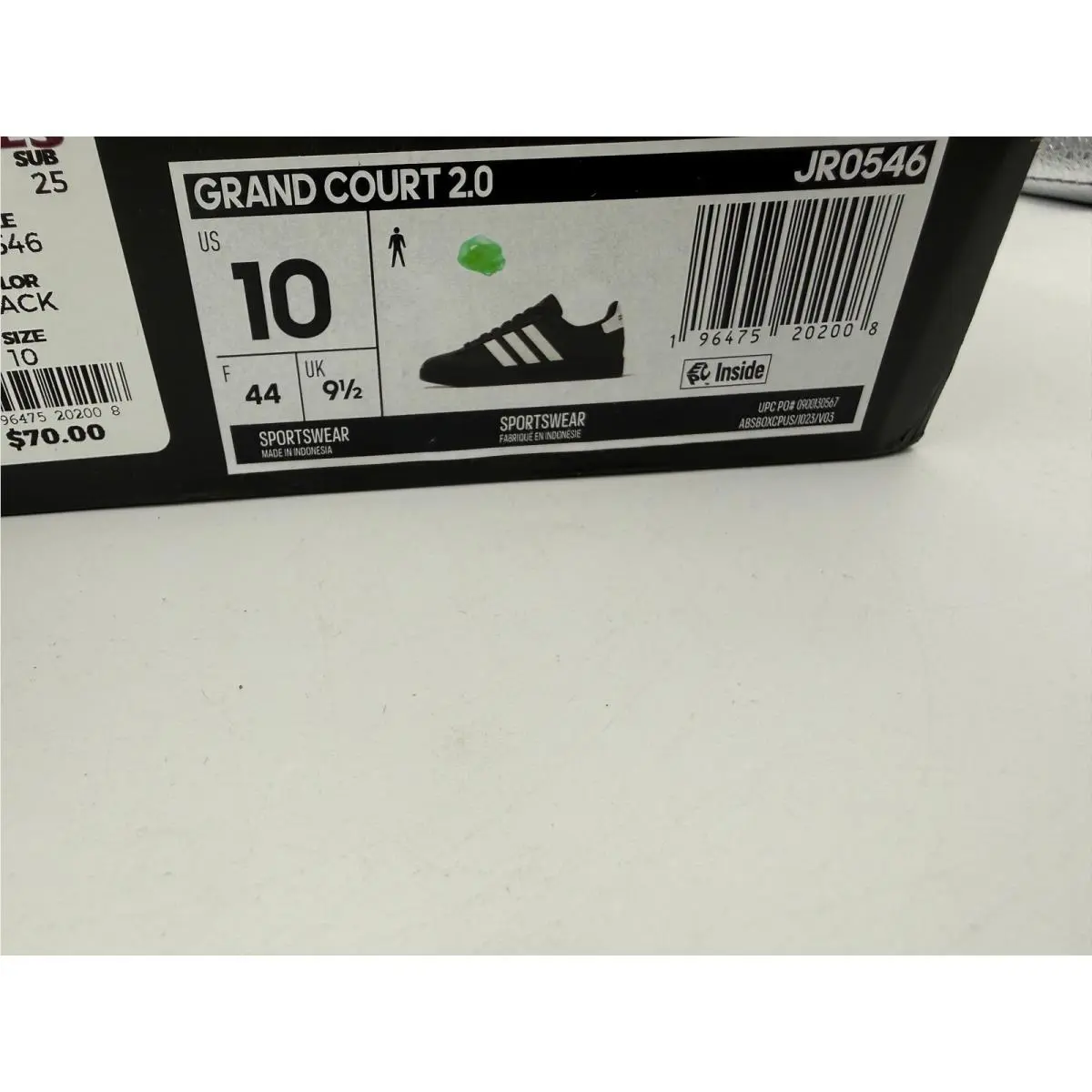 Adidas shoes - adidas Grand Court 2.0 - Grand Court - JR0546 - Black 0
