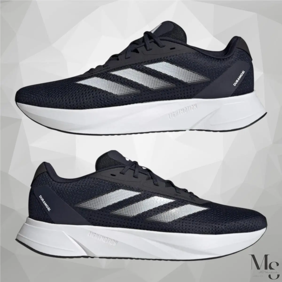 Adidas Duramol SL Black Men`s Running Shoes Size 10 IE9690