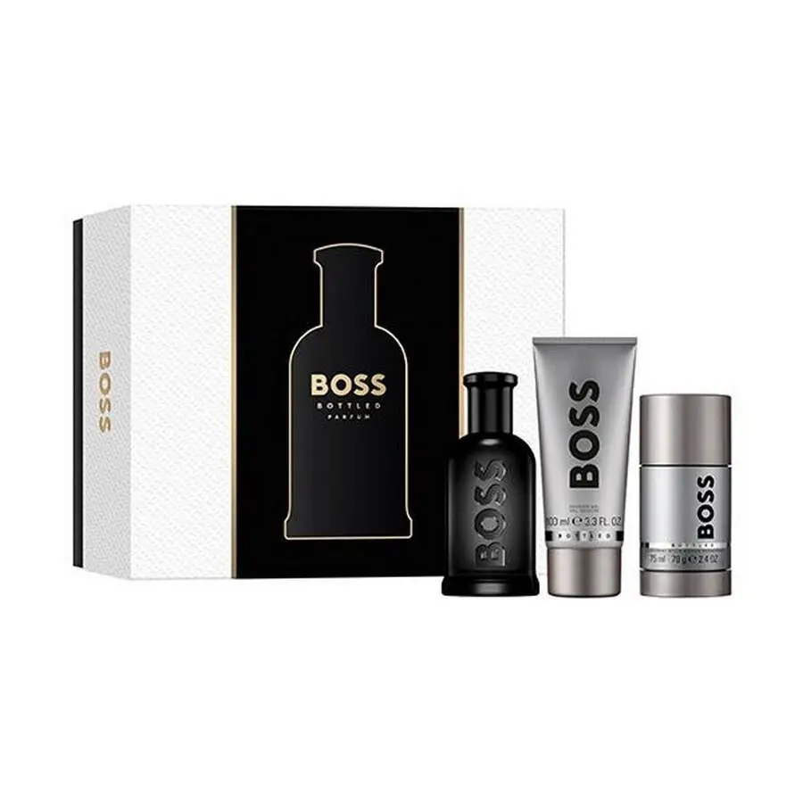 6 3 Pcs Set: Parfum 3.4 Oz + SG 3.4 Oz + 2.4 Oz Deodorant by Hugo Boss