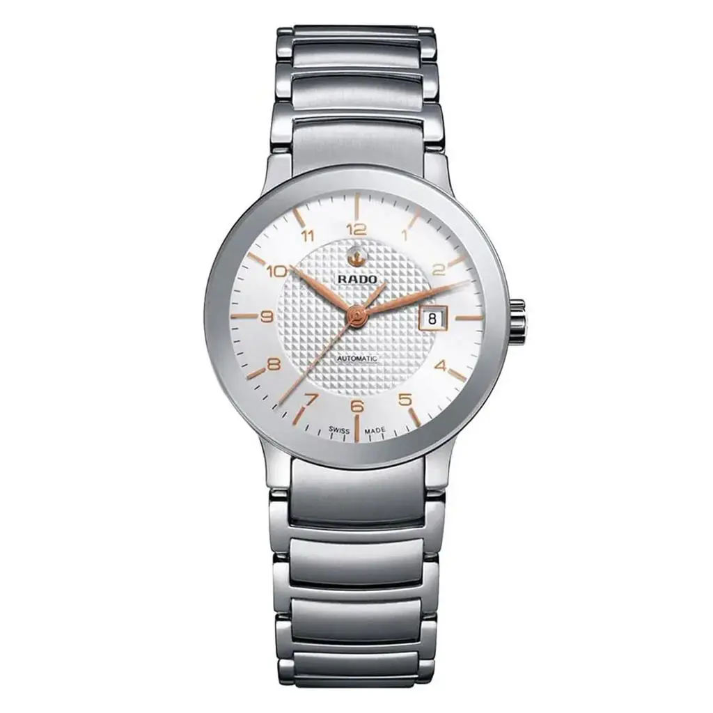 Centrix Automatic Silver Dial Stainless Steel Ladies Watch R30940143 by Rado