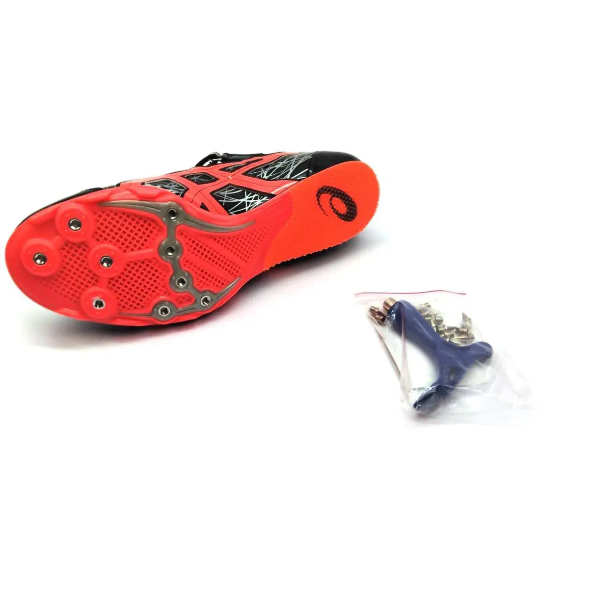 Asics shoes - Long Jump Pro - Long Jump Pro - Black/Flash Coral/Sliver 4