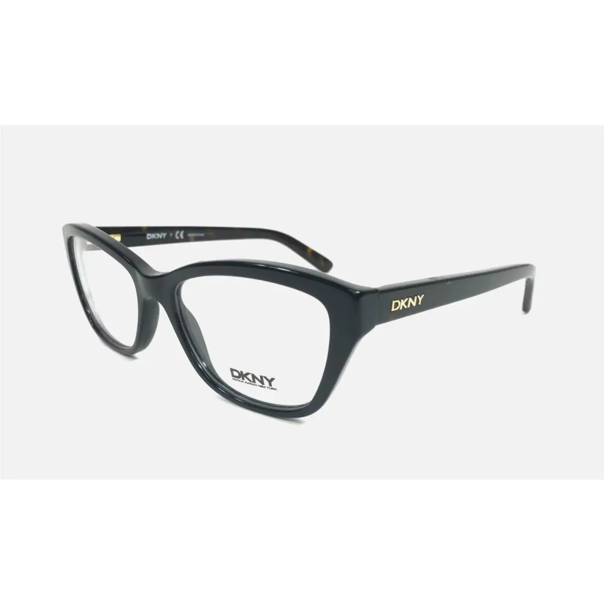 Dkny DY4665 3001 Black Havana Cats Eye Eyeglasses RX 53-17-140 MM