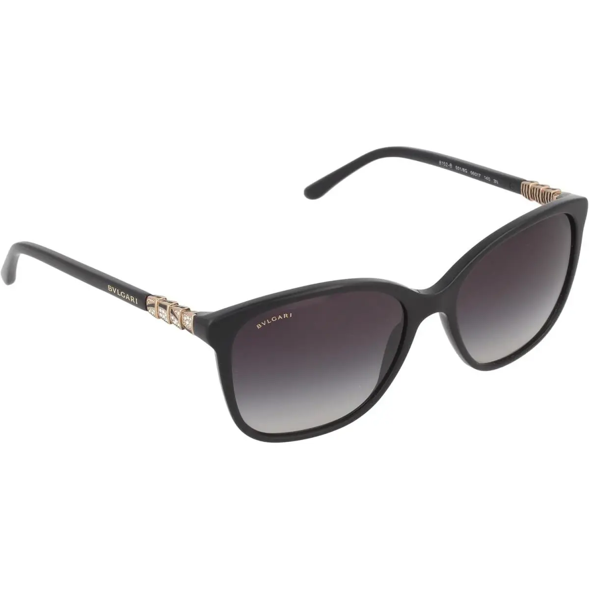 Bvlgari Sunglasses BV8152B 501/8G 56mm Black / Grey Gradient Lens