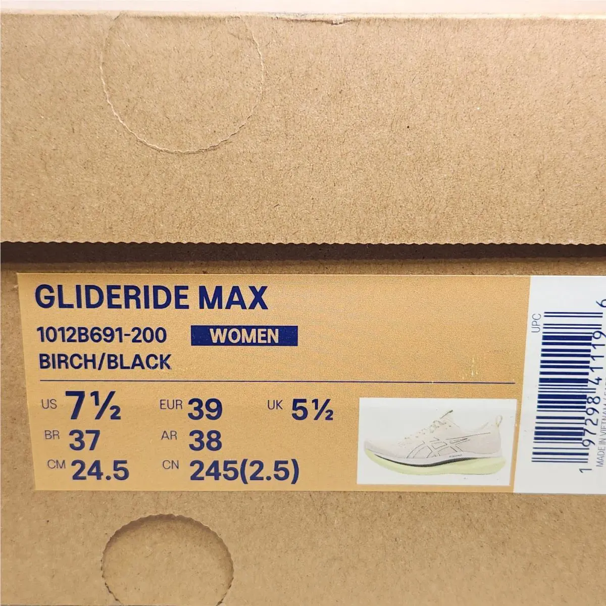 Asics shoes - ASICS GlideRide Max - GlideRide Max - 1012B691-200 - Beige 5