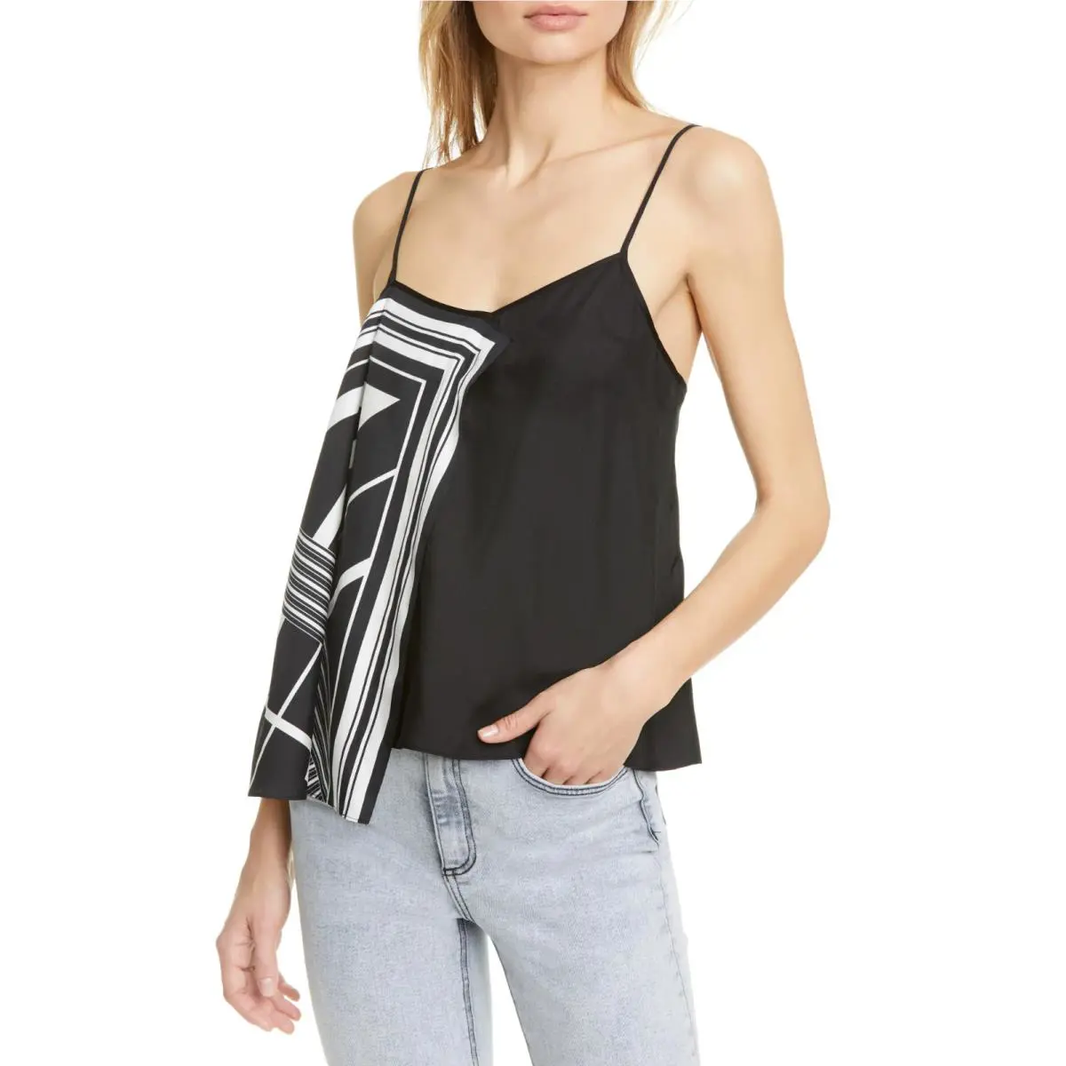 Women`s Rag Bone Isadora Camisole Size 4 - Black