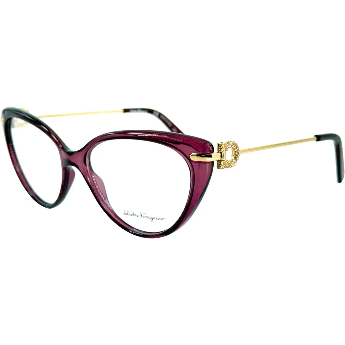 Salvatore Ferragamo SF2871R Womens Plastic Eyeglass Frame 549 Orchid Rose 56-15