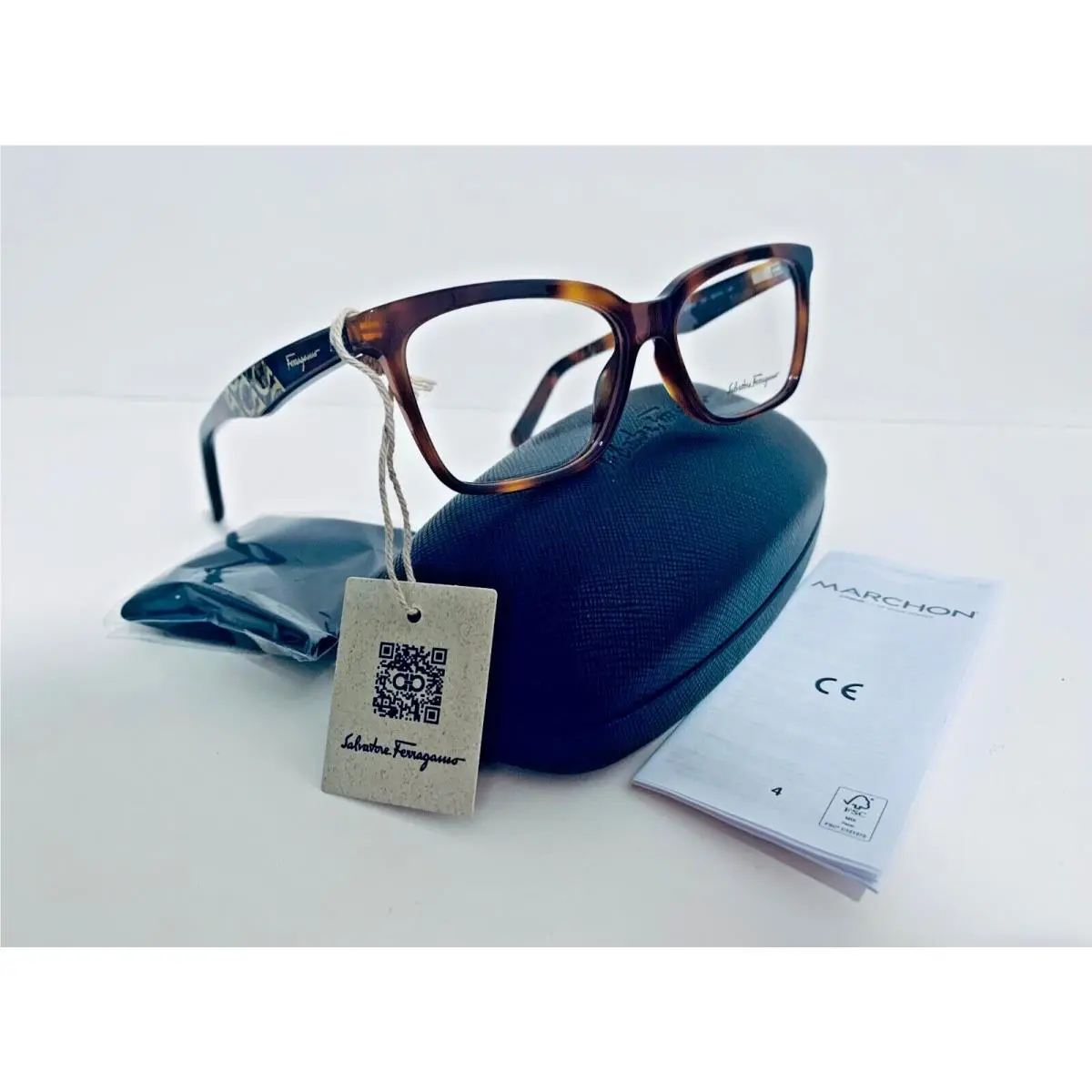 Salvatore Ferragamo SF2904 240 Tortoise Eyeglasses RX 55-15-140 MM