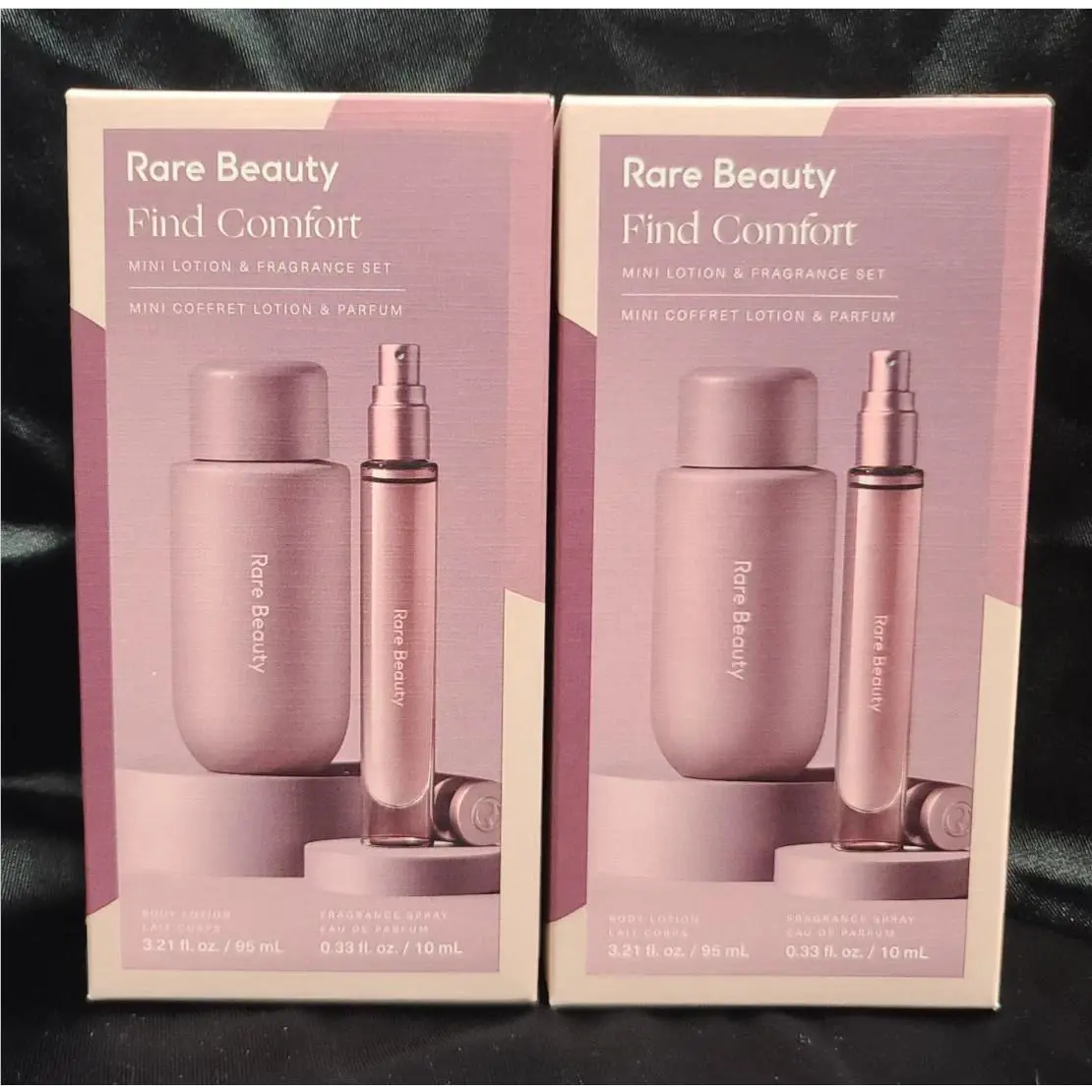 Lot 2x  Find Comfort Mini Lotion Fragrance Set by Rare Beauty