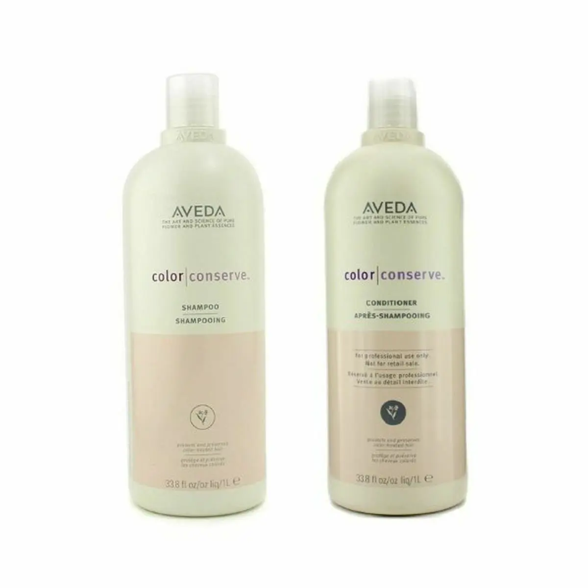 Aveda Color Conserve Shampoo and Conditioner 33.8oz Helps Protect Hair Color