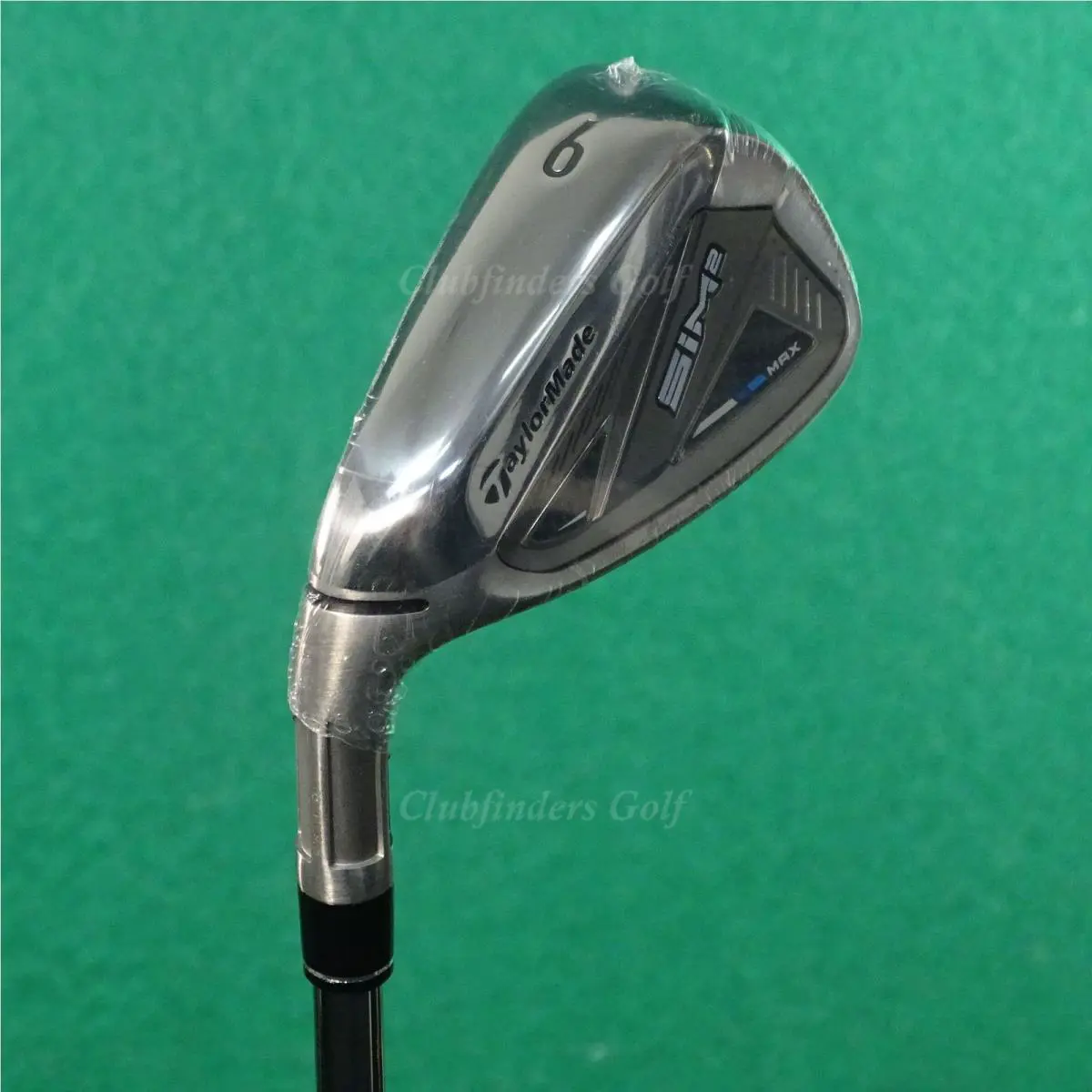 LH Taylormade SIM2 Max Single 9 Iron Kbs Max MT 85 Steel Regular