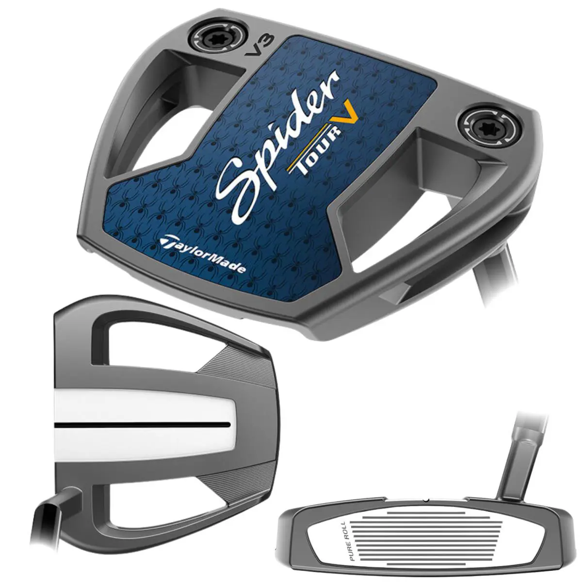 Left Handed Taylormade Spider Tour V Putter Slant Neck 35