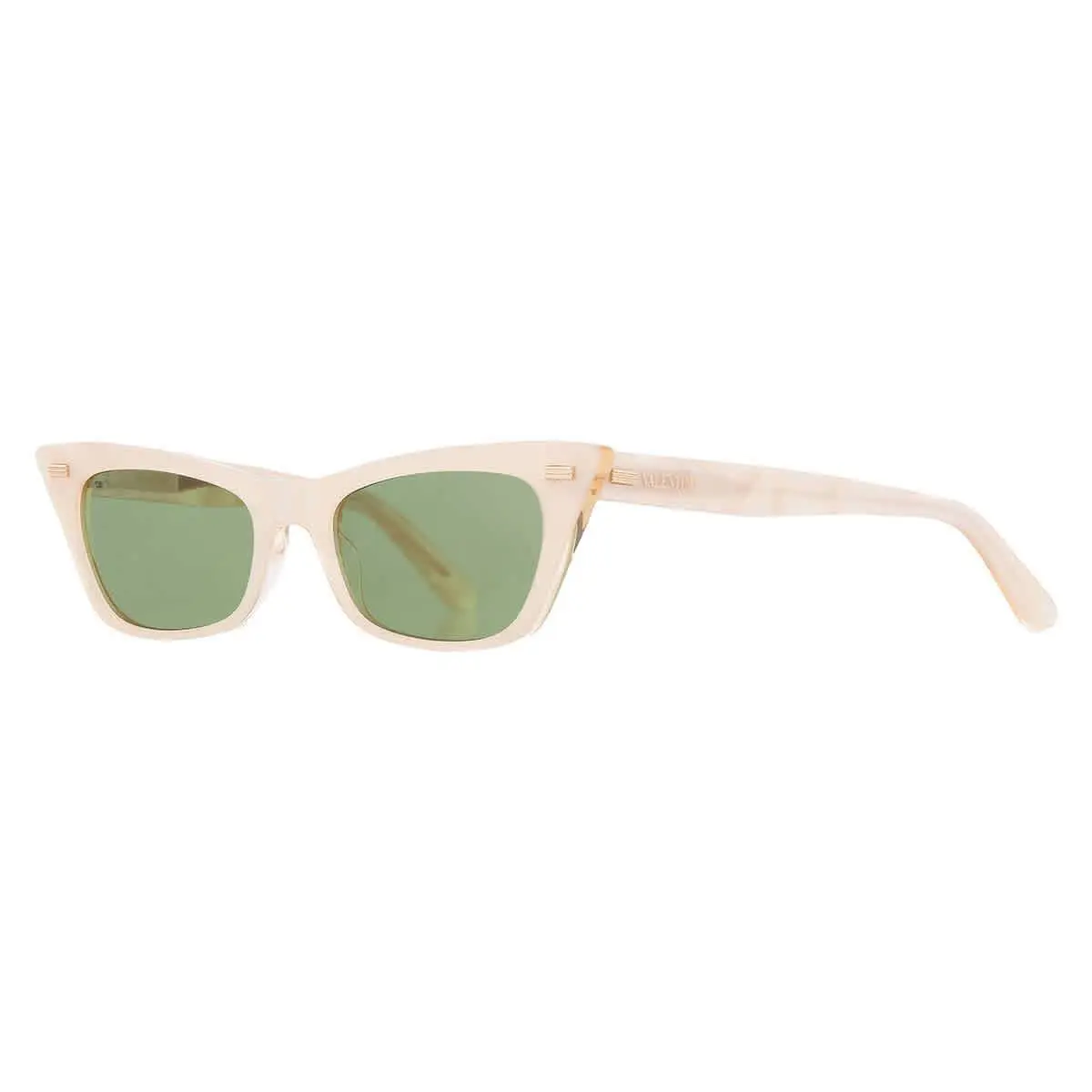 Valentino Green Cat Eye Ladies Sunglasses VLS-176 A 51 VLS-176 A 51 - Multi, Frame: Multi, Lens: Green