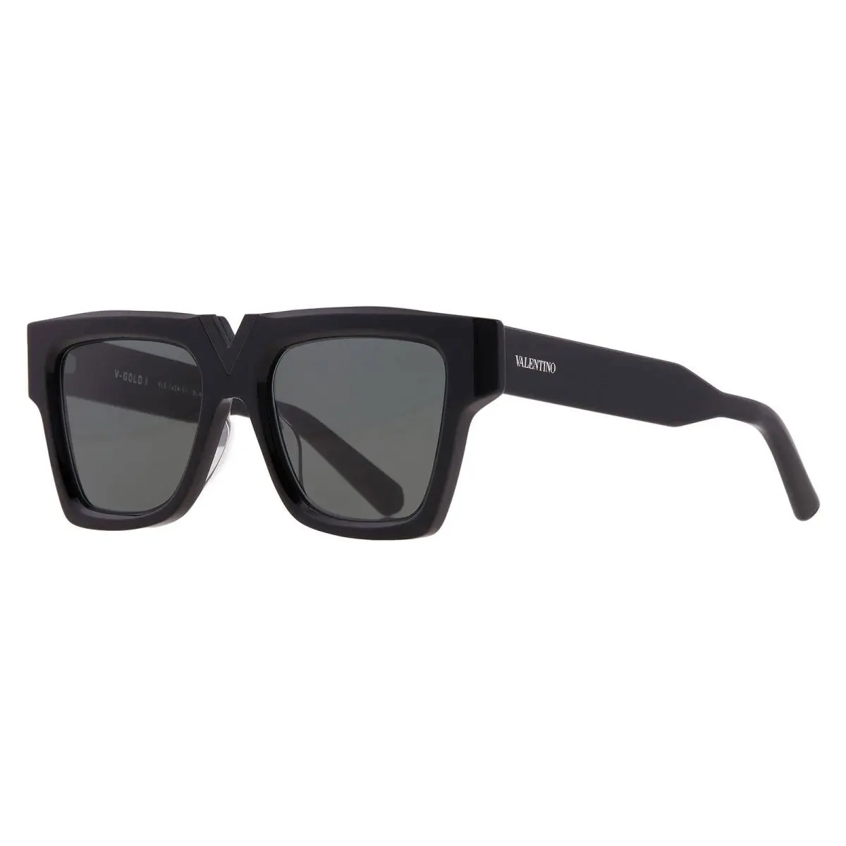 Valentino V - Gold - I Smoke Green Pilot Unisex Sunglasses VLS-162 A 51