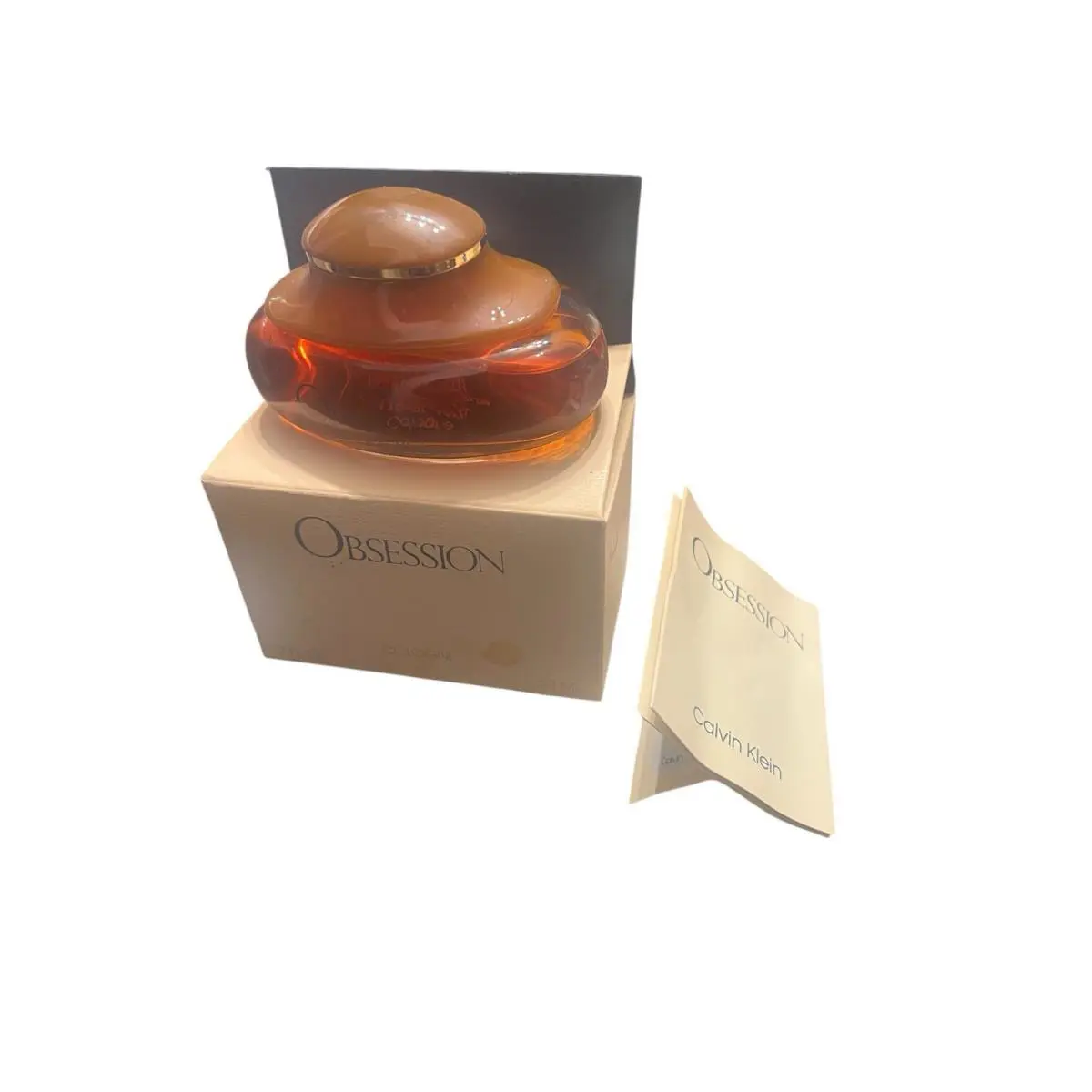 Vintage 90s  Obsession 1.7 Fl Oz 50 ml Eau de Parfum Splash Cologne by Calvin Klein