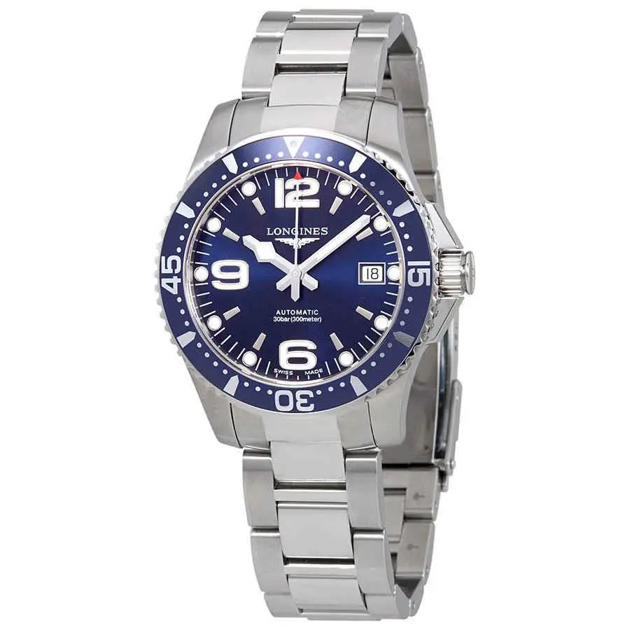 Hydroconquest Automatic Men`s 39 mm Watch L37414966 by Longines