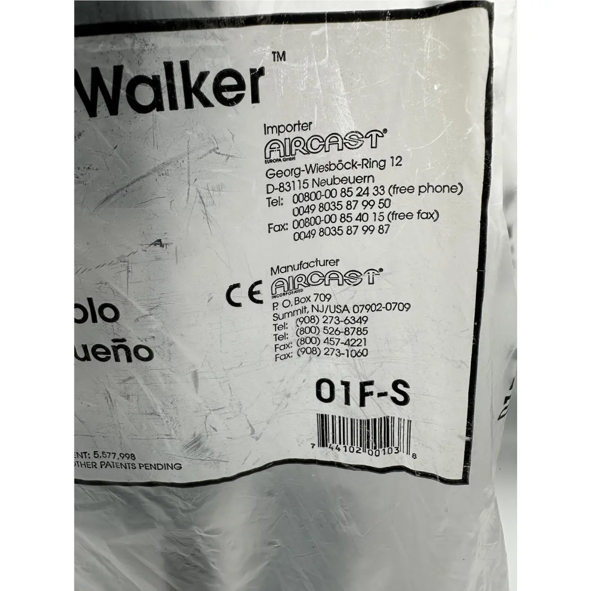 Aircast  - 01F-S - 01F-S - Gray 0