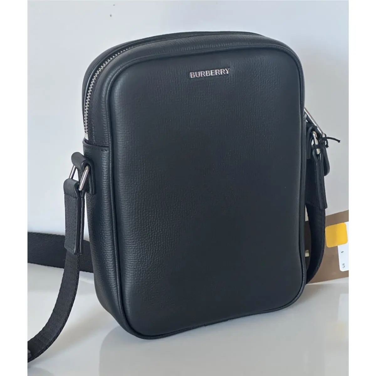 Burberry Men`s Paddy Leather Crossbody Bag Dark Navy 80846161 Italy