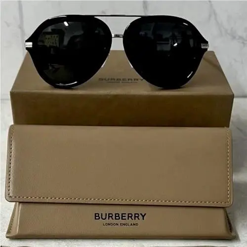 Burberry B4377 Men`s Pilot Avaitor Sunglasses + Case PO1018048