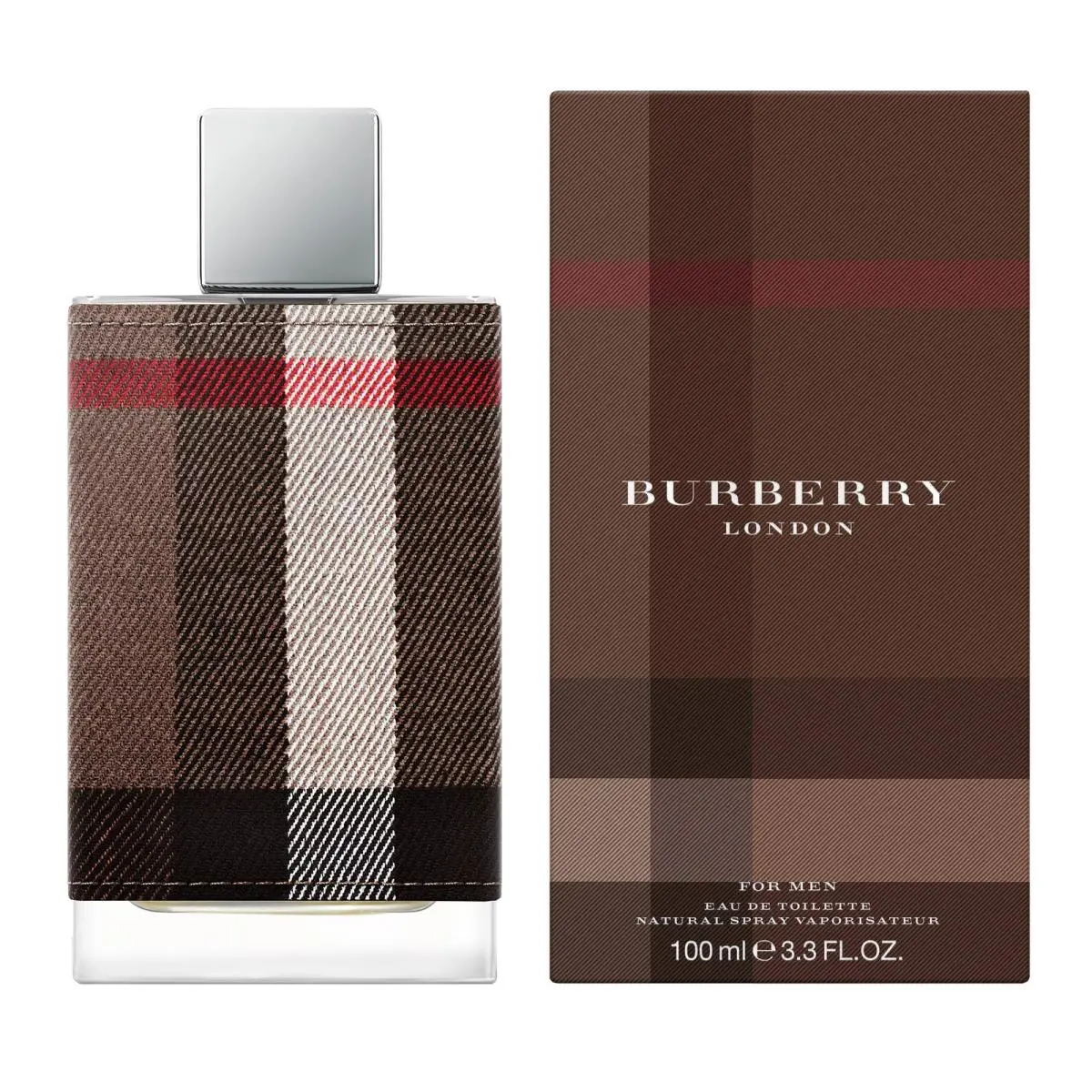 Burberry London Fabric 3.3 Fl. oz Eau de Toilette Spray For Men