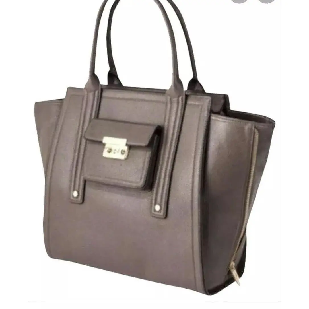 For Target Large Tote Bag w/ Gusset - Taupe Gray by Phillip Lim