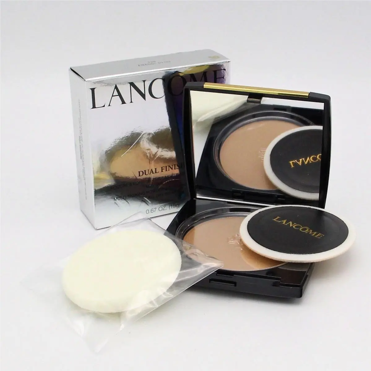 Lancome Dual Finish Multi-tasking Powder Foundation In One Choose Shade 320 Amande iii (N) by Lancôme