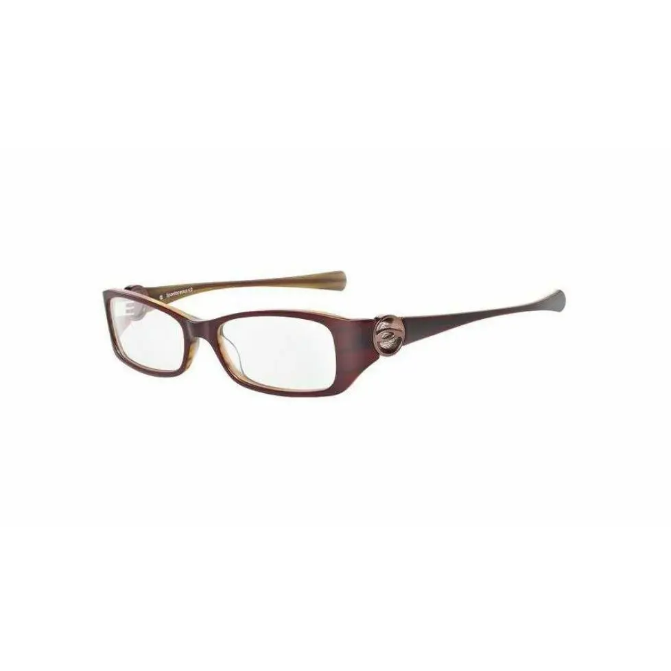 Spontaneous 4.0 Eyeglasses Frame Striped Plum / Polished Brown by Oakley
