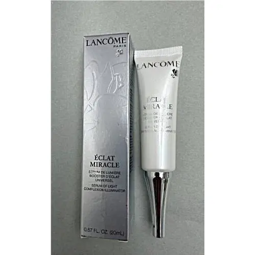 Lancome Eclat Miracle Serum of Light Complexion Illuminator .67 fl oz Rare