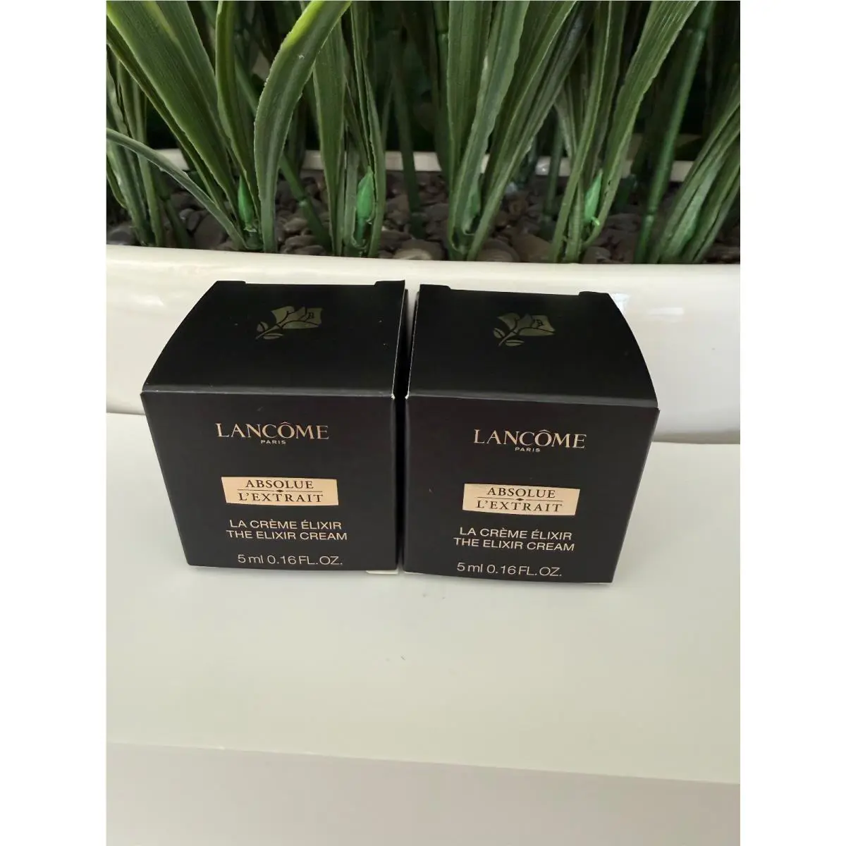 Lot of Two Lancome Absolue L`extrait The Elixir Cream 0.16 Oz 5mL