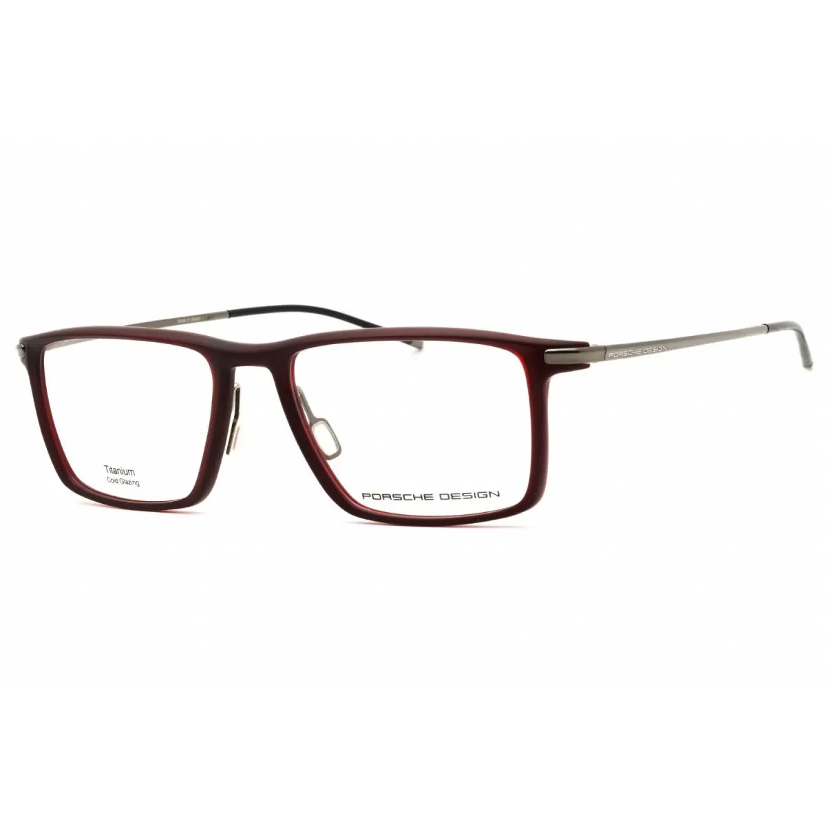 Porsche P8363 54C Eyeglasses Red Frame 54mm