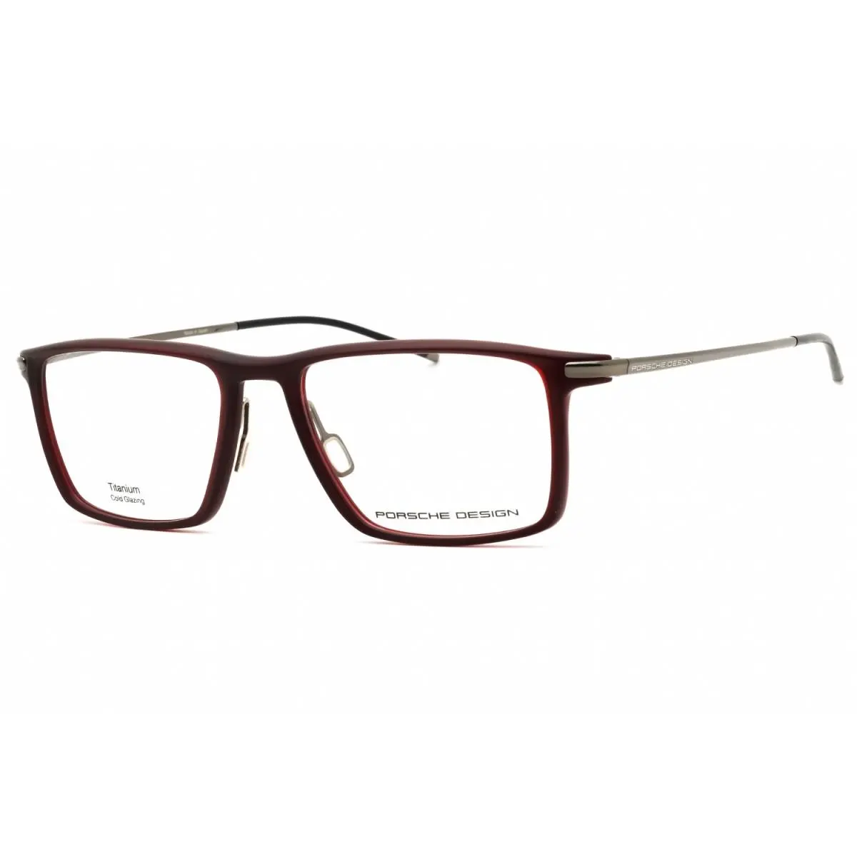 Porsche P8363 54C Eyeglasses Red Frame 54mm