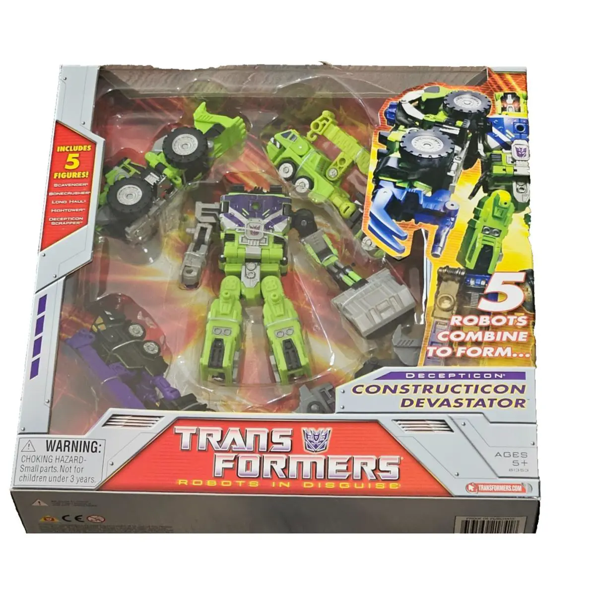 Transformers Classics Constructicons Devastator Walmart Exclusive Combiner