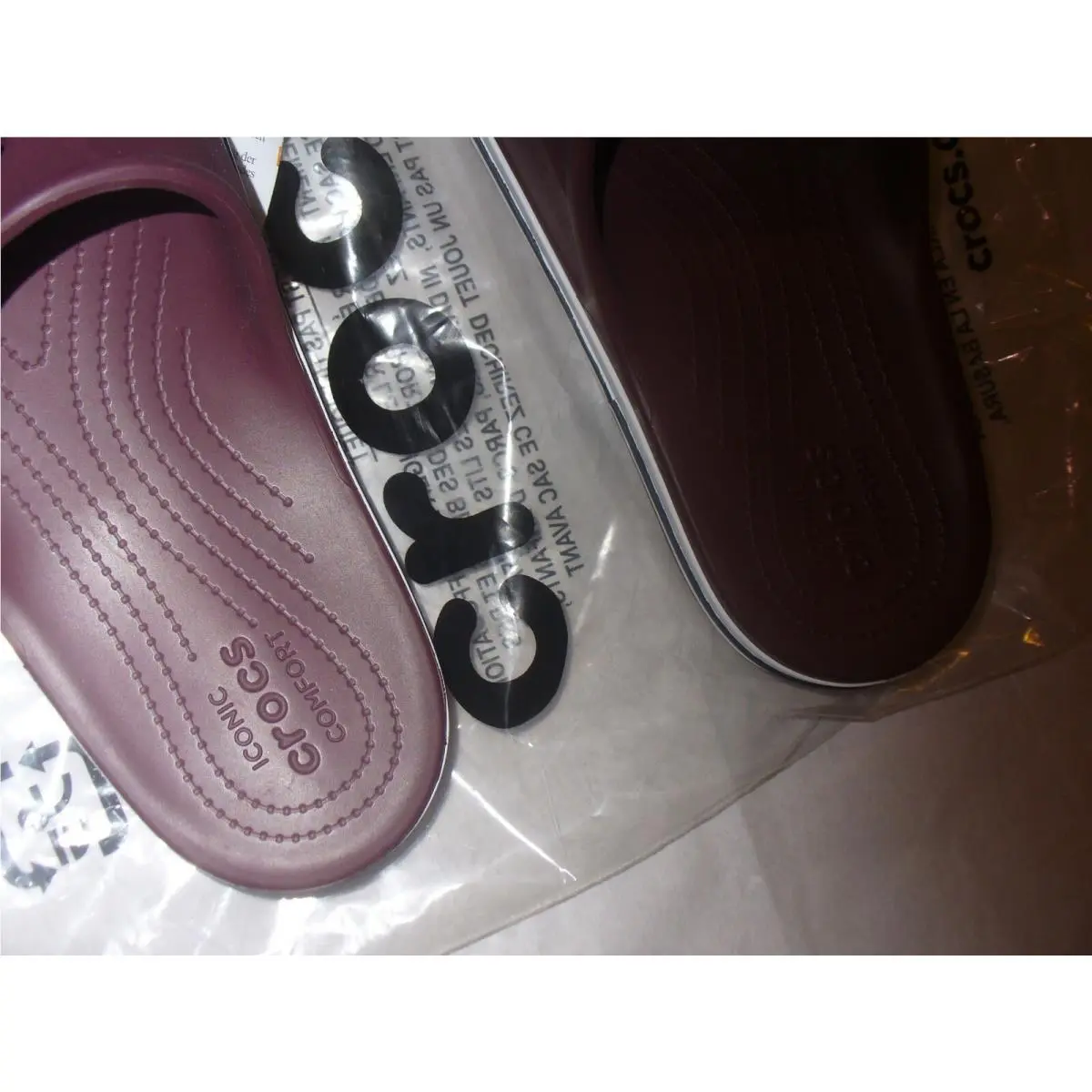 Crocs shoes - Bayaband  Slide - Bayaband Slide - Burgandy/Navy 3