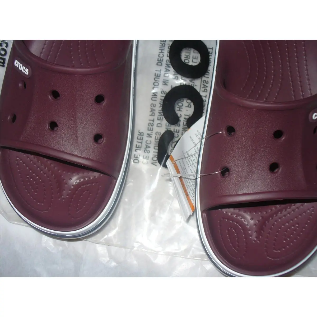 Crocs shoes - Bayaband  Slide - Bayaband Slide - Burgandy/Navy 5