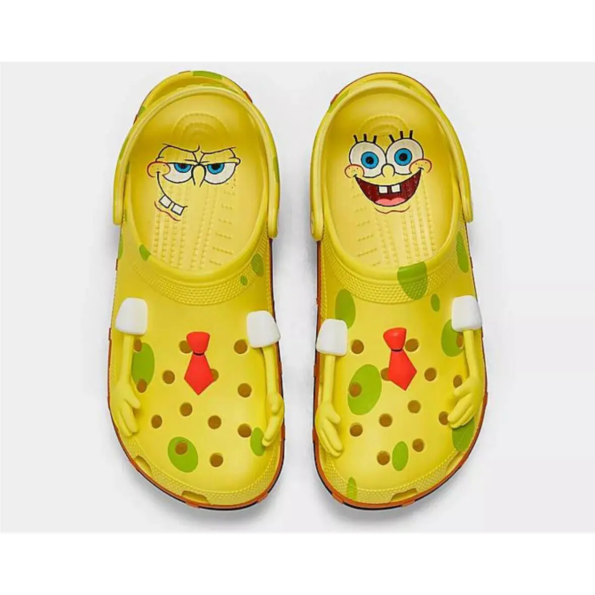 IN Hand Crocs x Spongebob Squarepants Banana Yellow Classic Clogs 209824-7HD